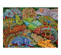 Ravensburger Riveting Reptiles - 300 Piece XXL Jigsaw Puzzle for Kids | Captivating Reptile Imagery | Encourages Creativity and Focus | Sustainable Fu
