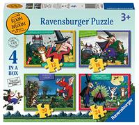 Ravensburger Room on The Broom 4 in Box (12, 16, 20, 24 Piece) Jigsaw Puzzles for Kids Age 3 Years Up - Toys for Children