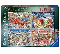 Ravensburger Roy Trower Christmas Collection No.2-4x 500 Piece Jigsaw Puzzles for Adults and Kids Age 10 Years Up