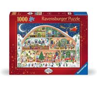 Ravensburger 2024 Christmas Jigsaw Puzzle - 1000 Pieces for Adults and Kids Age 12 Years Up - Santa's Workshop - Special Edition