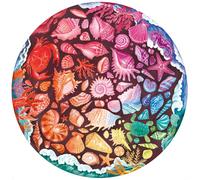 Ravensburger Seashells - 500 Piece Circular Shaped Jigsaw Puzzle for Adults and Kids Age 10 Years +