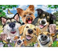 Ravensburger Selfies Dogs' Delight 500 Pieces Jigsaw Puzzle for Adults and Kids Age 10 Years Up