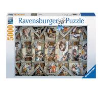 Ravensburger - Sistine Chapel - 5000 Piece Jigsaw Puzzle - Stunning Imagery - Beautiful and Intricate - Unique Ceiling 360 Degree View - Premium