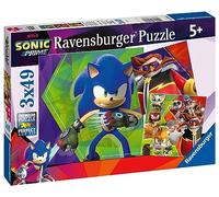 Ravensburger Sonic Prime 3x 49 Piece Jigsaw Puzzles for Kids Age 5 Years Up