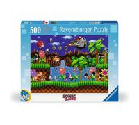 Ravensburger Sonic The Hedgehog: Classic 500 Piece Jigsaw Puzzle - 12001135 - Handcrafted Tooling Made in Germany Every Piece Fits Together Perfectl