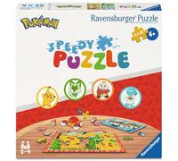 Pokemon Speedy Puzzle - 4X 35-Piece Jigsaw Puzzle Speed Challenge Game One Colour