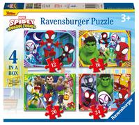 Ravensburger Spidey & His Amazing Friends 4 in a Box Puzzle