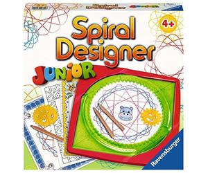 Ravensburger Spiral Designer Girls 29027 Learning to Draw for Children from 6 Years, Drawing Set with Stencils for Colourful Spiral Pictures and Mandalas
