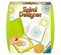 Ravensburger Spiral Designer Mini 29709 Learning to Draw for Children from 6 Years, Creative Drawing Set with Mandala Stencil for Colourful Spiral Pictures and Mandalas