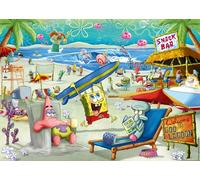 SpongeBob SquarePants Beach Fun at Goo Lagoon Ravensburger Puzzle - 1000 Piece Jigsaw for All Ages