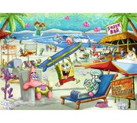 SpongeBob SquarePants Beach Fun at Goo Lagoon Ravensburger Puzzle - 1000 Piece Jigsaw for All Ages