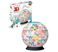 Ravensburger Squishmallows 3D Puzzle Ball for Kids and Adults Age 6 Years and Up - 72 Pieces - No Glue Needed - Collectable 3D Jigsaw featuring Cute Squishmallows Characters