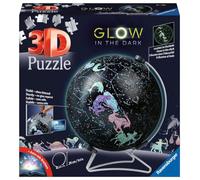 Ravensburger Star Globe Glow in The Dark 3D Jigsaw Puzzle for Kids and Adults Age 6 Years Up - 180 Pieces - No Glue Required