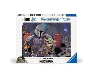 Ravensburger Star Wars: The Mandalorian 1000 Piece Jigsaw Puzzle | Unique Piece Design | Softclick Technology | Ideal Gift for Puzzle Enthusiasts