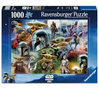 Ravensburger Star Wars The Mandalorian & Grogu Ravensburger Puzzle - 1000 Piece Vibrant Jigsaw Puzzle for Collectors