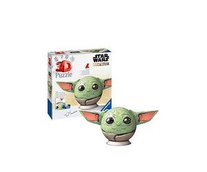 Ravensburger Star Wars The Mandalorian Grogu With Ears 3D Jigsaw Puzzle One Colour