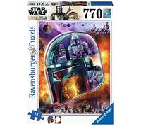 Star Wars The Mandalorian: Helmet 770 Piece Large Format Jigsaw Puzzle for Adults - 16917 - Every Piece is Unique, Softclick Technology Means Pieces