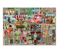 Ravensburger Street Market 1000 Piece Jigsaw Puzzle | Explore Vibrant Market Life | from The Bestselling Puzzle Brand Worldwide | Eco-Friendly Ma