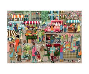 Ravensburger Street Market 1000 Piece Jigsaw Puzzle | Explore Vibrant Market Life | from The Bestselling Puzzle Brand Worldwide | Eco-Friendly Ma