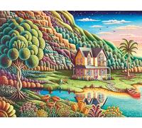 Ravensburger “Summertime” 750 Piece Jigsaw Puzzle - Vibrant Summer Scene by Andy Russell, Premium Quality, Soothing & Relaxing Adult Puzzle, for Puzzle Lovers