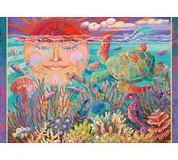 Ravensburger Sun and Sea 500 Piece Large Format Jigsaw Puzzle for Adults - 12001003 - Easy to See & Easy to Hold Large Pieces Fit Together Perfectly