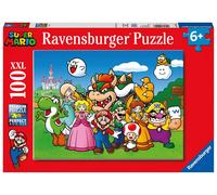 Ravensburger Super Mario - 100 Piece Jigsaw Puzzles for Kids Age 6 Years Up - Ex