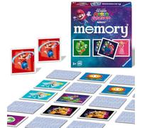 Ravensburger Super Mario 2 Mini Memory Game - Matching Picture Snap Pairs Game For Kids Age 3 Years and Up