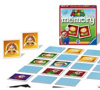 Ravensburger Super Mario Mini Memory Game - Matching Picture Snap Pairs Game for Kids Age 3 Years Up