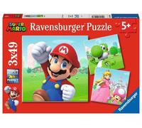 Ravensburger Super Mario Toys - 3x 49 Piece Jigsaw Puzzles for Kids Age 5 Years