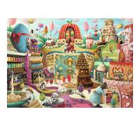 Ravensburger Sweet Street 1000 Piece by Artist Demelsa Puzzle | Unique Piece Design | Softclick Technology | Ideal Gift for Puzzle Enthusiasts