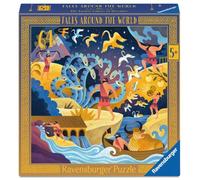 Ravensburger Tales Around the World - The Twelve Labours of Hercules 64 Piece Jigsaw Puzzle with Poster | Kids Educational Puzzle | Fairytale Series for Ages 6+