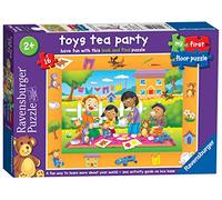 Ravensburger Tea Party - My First Floor Puzzle - 16 Piece Jigsaw Puzzles for Kids - Educational Toddler Toys Age 24 Months and Up (2 Years Old) - EYFS