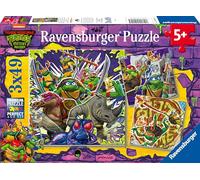 Ravensburger Teenage Mutant Ninja Turtles 3x 49 Piece Jigsaw Puzzles for Kids Age 5+