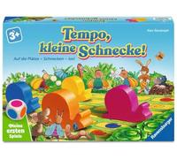 Ravensburger Tempo, kleine Schnecke! - Kinderspiel ab 3 Jahre: Auf die Plätze - Schnecken - los!