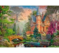 Ravensburger Terracotta Mansion 1000 Piece Jigsaw Puzzle for Adults & Kids Age 12+ by Dominic Davidson Artwork | Relaxing Mindful Puzzle | Premium Ravensburger Quality