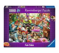 Ravensburger The Cat Groomer 1000 Piece Jigsaw Puzzle Adult Cat Theme