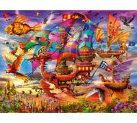 Ravensburger The Flight 1500 Piece Jigsaw Puzzle by Ciro Marchetti | Precision Cut Vibrant, Glare-Free Imagery | Great for Adults & Kids