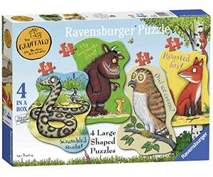 Ravensburger The Gruffalo 4 Large Shaped Jigsaw Puzzles (10, 12, 14, 16 Pieces) for Kids Age 3 Years Up - Educational Toys for Toddlers