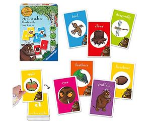 Ravensburger The Gruffalo My First Flash Card Game for Kids Age 3 Years Up - Ideal for Early Learning, Object Recognition, Alphabet, Reading and Spelling