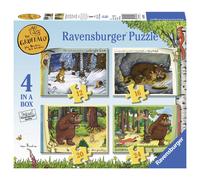 Ravensburger The Gruffalo Toys - 4 in Box (12, 16, 20, 24 piece) Jigsaw Puzzles for Kids Age 3 Years +