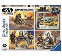 Ravensburger - The Mandalorian Puzzles Pack Of 4 | Puzzle 5 Years Or Over | Gift Child 5 Years Or Over 100 Pieces Each | Kids Puzzles 36 X 26 Cm Puzzle
