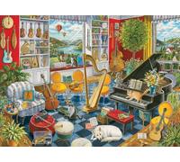 Ravensburger The Music Room 500 Piece Jigsaw Puzzle for Adults - 12000022 - Handcrafted Tooling, Made in Germany, Every Piece Fits Together Perfectly