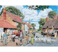 Ravensburger The Village Farrier 1000 Piece Jigsaw Puzzle - Trevor Mitchell Countryside Scene, Village Life Nostalgic Puzzle for Adults & Families