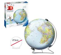 Ravensburger World Globe on a V-Stand 3D Jigsaw Puzzle for Adults and Kids Age 10 Years Up - 550 Pieces - No Glue Required