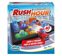 Ravensburger ThinkFun - Rush Hour - Logic Game - Jigsaw Puzzle - 40 Challenges 4 Levels - 1 Player or More - From 8 Years 76600 - Mixed - French Version