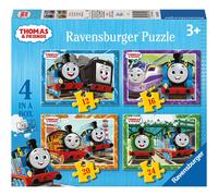 Ravensburger Thomas & Friends 4 in a Box Jigsaw Puzzles for Kids Age 3 Years Up - 12, 16, 20 & 24 Pieces - Educational Toys for Toddlers