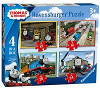 Ravensburger Thomas & Friends - 4 in Box (12, 16, 20, 24 piece) Jigsaw Puzzles for Kids age 3 years and up