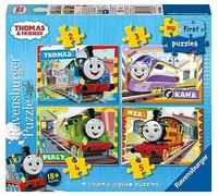 Ravensburger Thomas & Friends First Jigsaw Puzzle (2, 3, 4, & 5 Pieces) for Kids Age 18 Months Up
