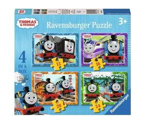 Ravensburger Thomas & Friends Fun Day Out 4 in a Box (12, 16, 20, 24 piece) Jigs