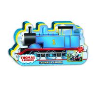 Ravensburger Thomas & Friends: Thomas & Ashima in Train Shaped Box Floor Puzzle 24 Piece Jigsaw Puzzle for Kids - Every Piece is Unique Pieces Fit To